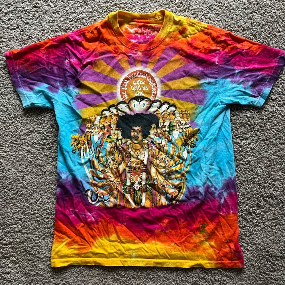 Jimi Hendrix Tye Dye Tshirt